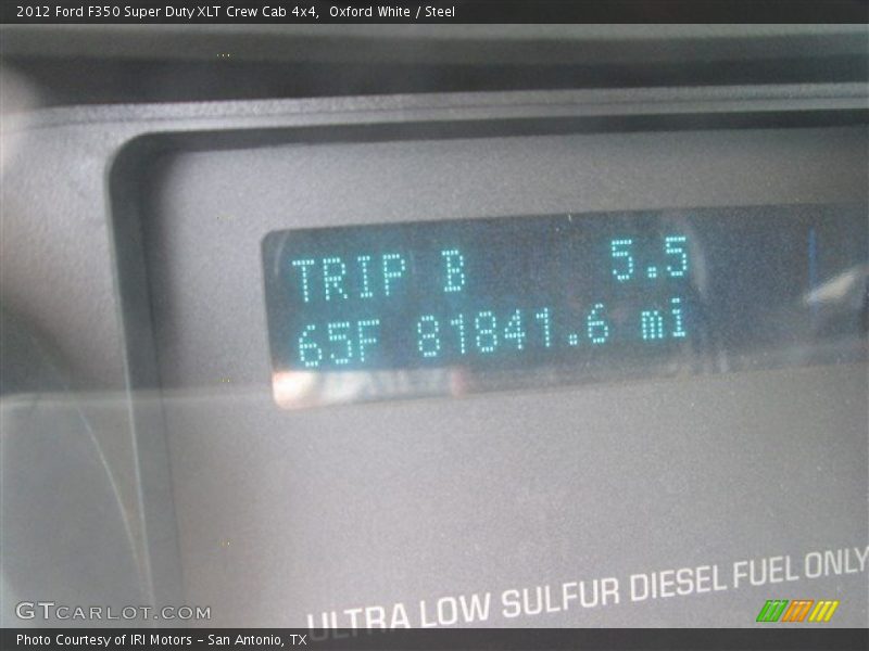 Oxford White / Steel 2012 Ford F350 Super Duty XLT Crew Cab 4x4