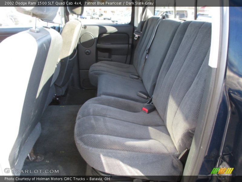 Patriot Blue Pearlcoat / Dark Slate Gray 2002 Dodge Ram 1500 SLT Quad Cab 4x4