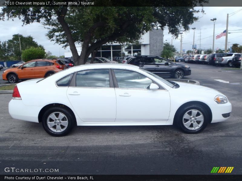 Summit White / Neutral 2010 Chevrolet Impala LT