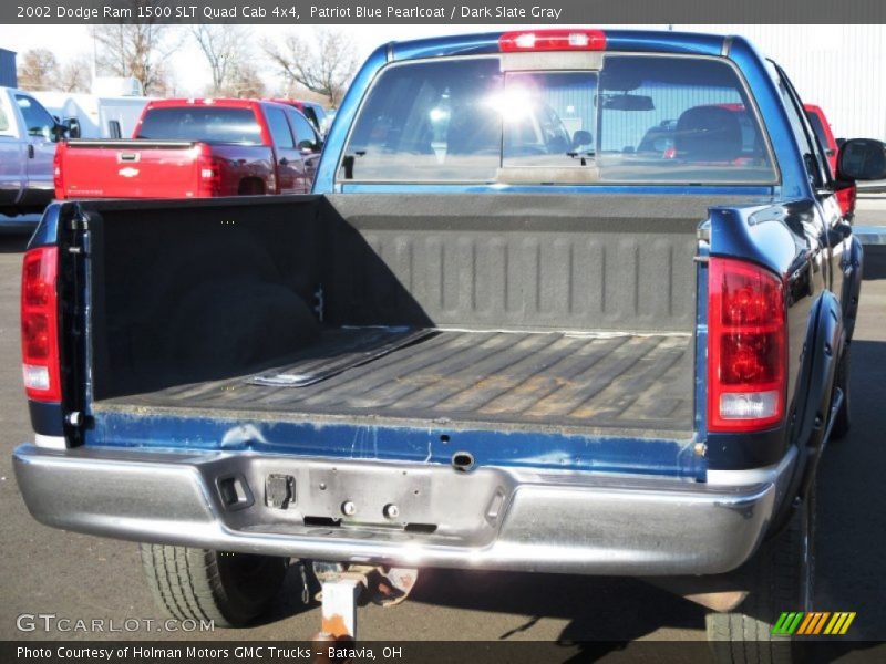 Patriot Blue Pearlcoat / Dark Slate Gray 2002 Dodge Ram 1500 SLT Quad Cab 4x4