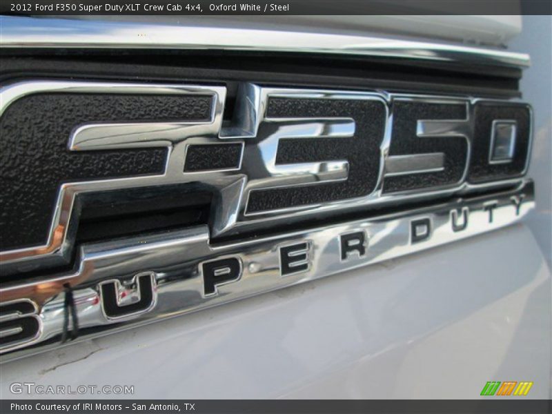 Oxford White / Steel 2012 Ford F350 Super Duty XLT Crew Cab 4x4