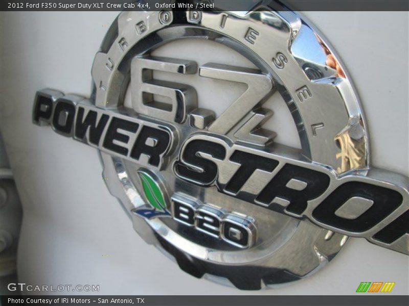 Oxford White / Steel 2012 Ford F350 Super Duty XLT Crew Cab 4x4