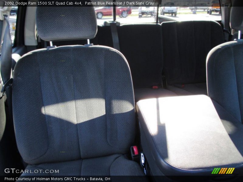 Patriot Blue Pearlcoat / Dark Slate Gray 2002 Dodge Ram 1500 SLT Quad Cab 4x4