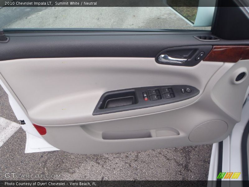Summit White / Neutral 2010 Chevrolet Impala LT
