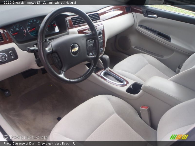 Summit White / Neutral 2010 Chevrolet Impala LT