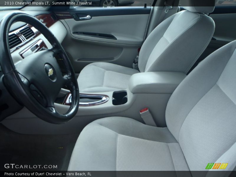 Summit White / Neutral 2010 Chevrolet Impala LT