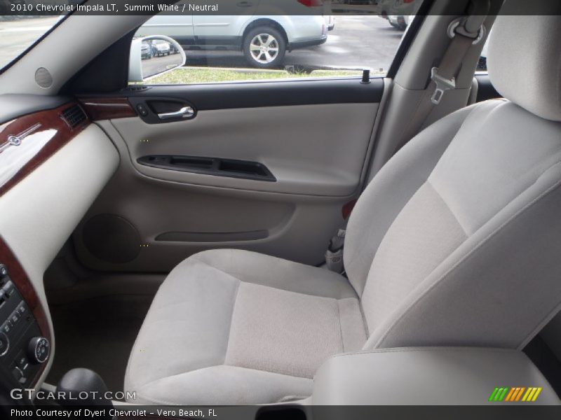 Summit White / Neutral 2010 Chevrolet Impala LT