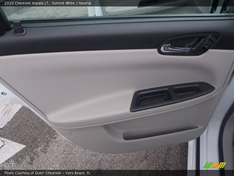 Summit White / Neutral 2010 Chevrolet Impala LT