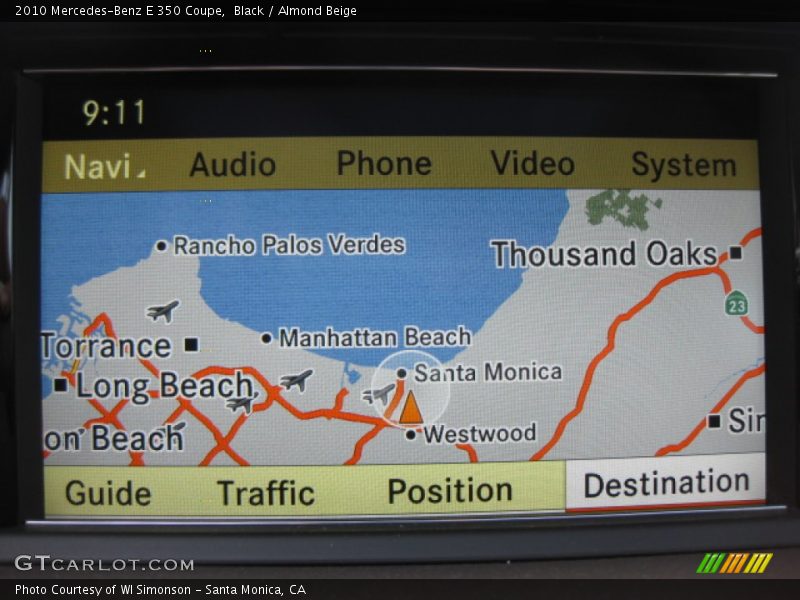 Black / Almond Beige 2010 Mercedes-Benz E 350 Coupe