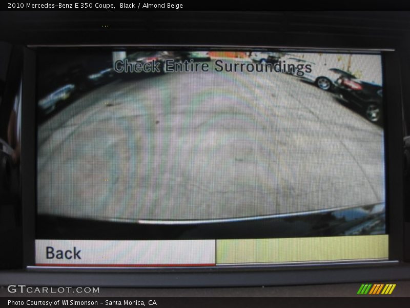 Black / Almond Beige 2010 Mercedes-Benz E 350 Coupe