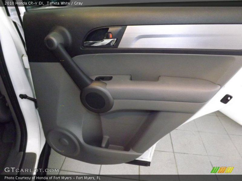 Taffeta White / Gray 2010 Honda CR-V EX