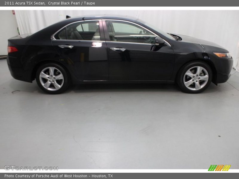 Crystal Black Pearl / Taupe 2011 Acura TSX Sedan