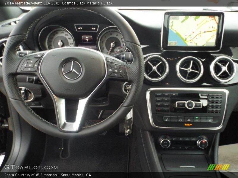 Cosmos Black Metallic / Black 2014 Mercedes-Benz CLA 250