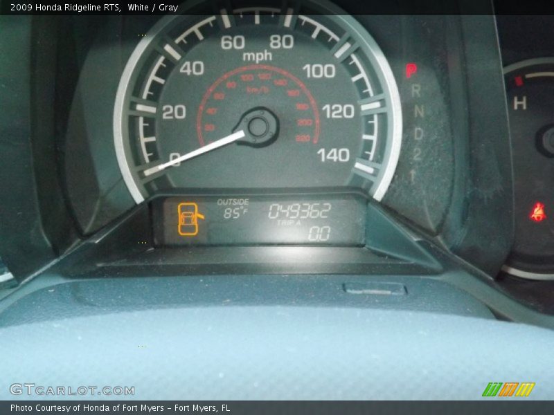  2009 Ridgeline RTS RTS Gauges