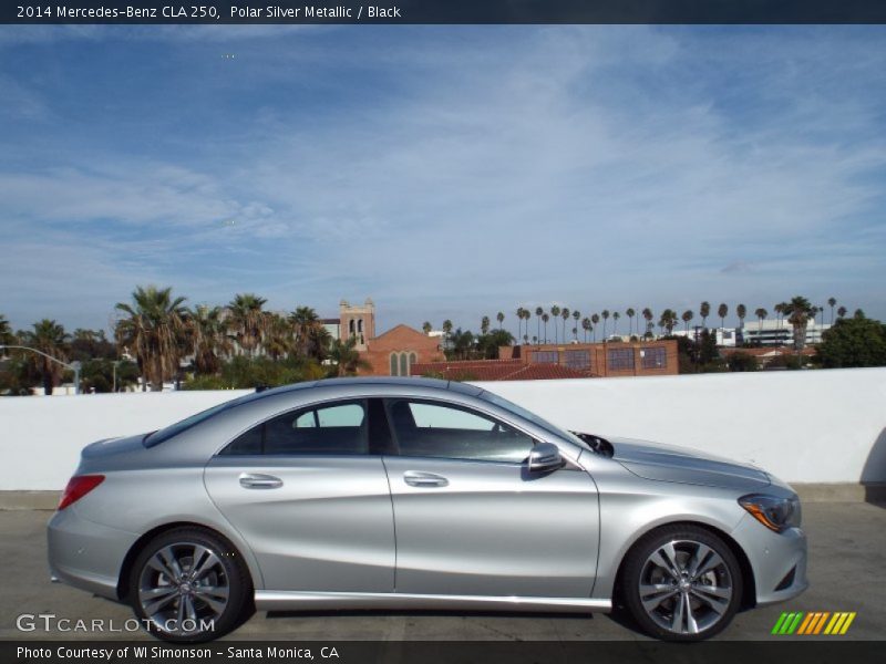Polar Silver Metallic / Black 2014 Mercedes-Benz CLA 250