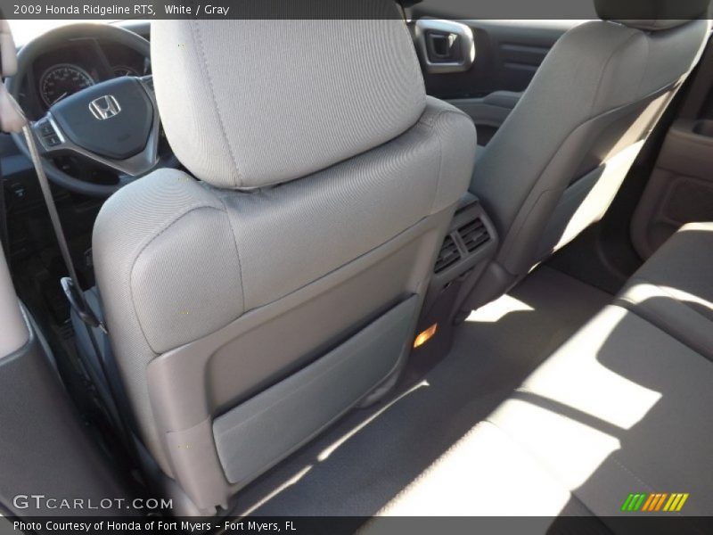 White / Gray 2009 Honda Ridgeline RTS
