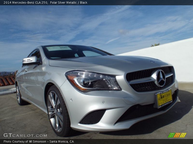 Polar Silver Metallic / Black 2014 Mercedes-Benz CLA 250