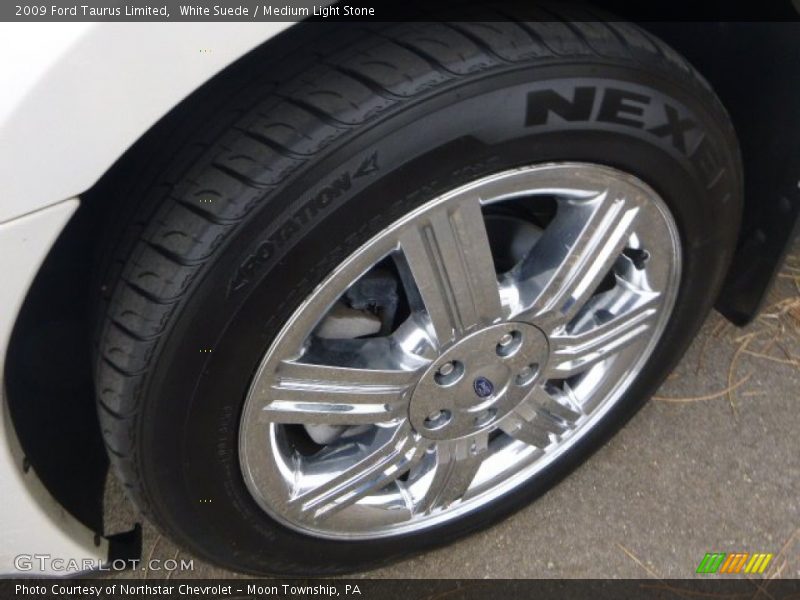 White Suede / Medium Light Stone 2009 Ford Taurus Limited