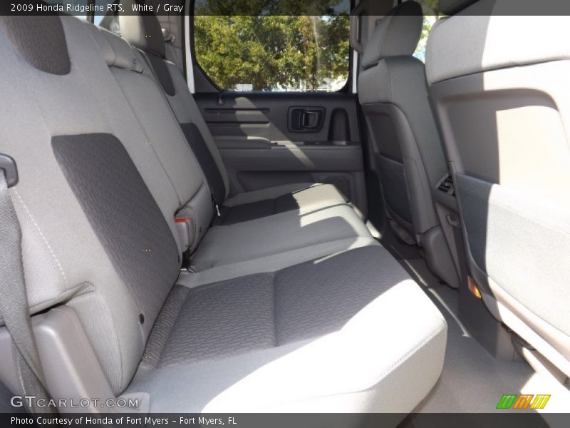 White / Gray 2009 Honda Ridgeline RTS