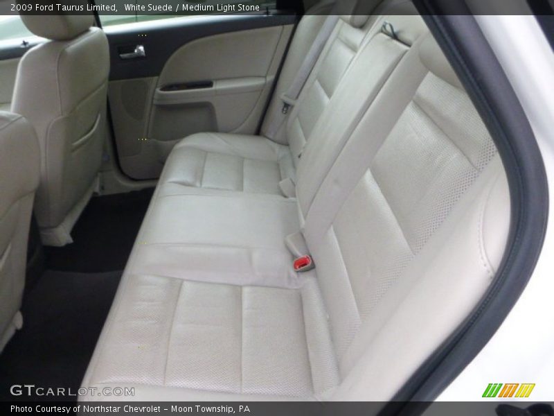 White Suede / Medium Light Stone 2009 Ford Taurus Limited