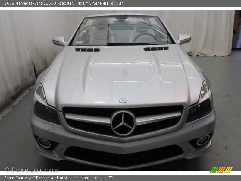 Iridium Silver Metallic / Ash 2009 Mercedes-Benz SL 550 Roadster