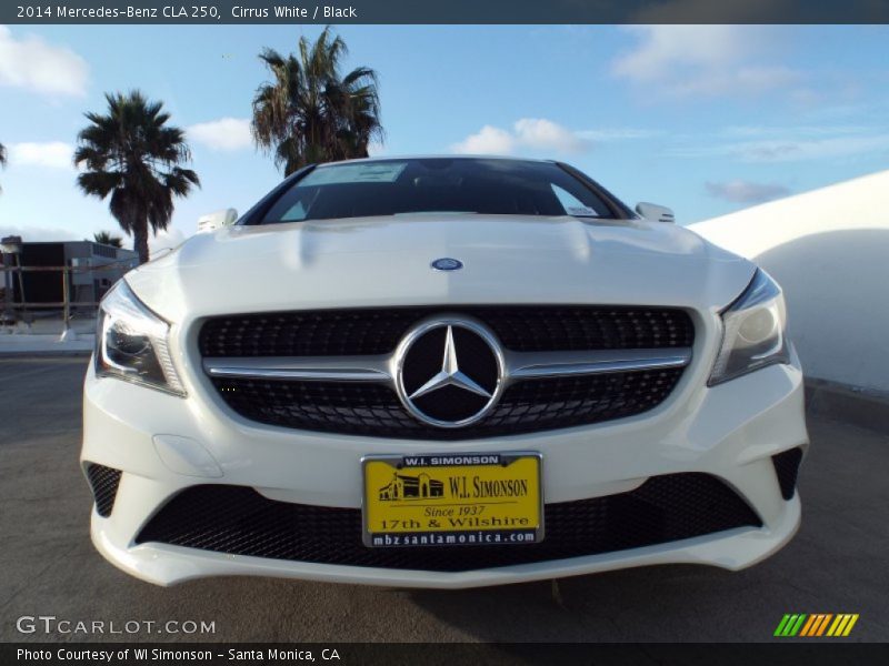 Cirrus White / Black 2014 Mercedes-Benz CLA 250