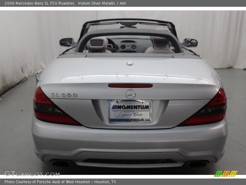 Iridium Silver Metallic / Ash 2009 Mercedes-Benz SL 550 Roadster