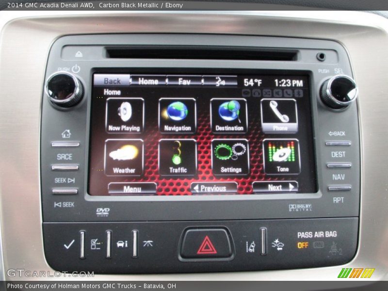 Carbon Black Metallic / Ebony 2014 GMC Acadia Denali AWD