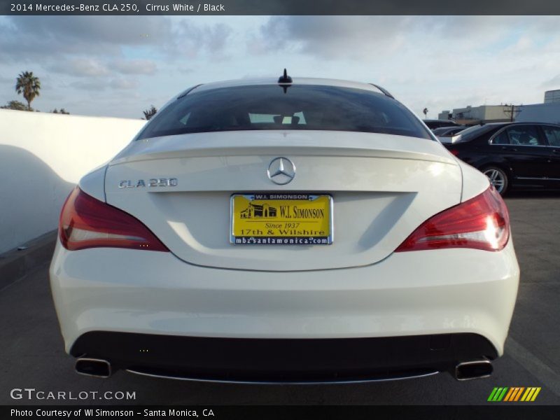 Cirrus White / Black 2014 Mercedes-Benz CLA 250