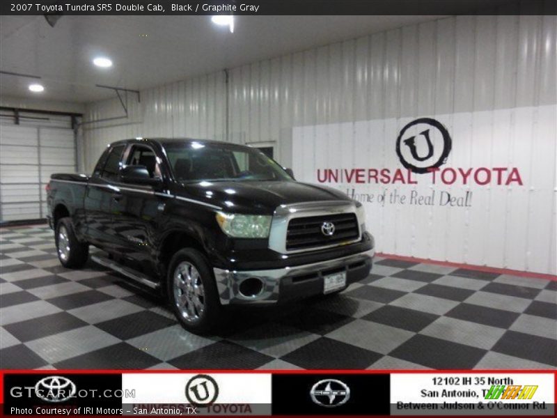 Black / Graphite Gray 2007 Toyota Tundra SR5 Double Cab