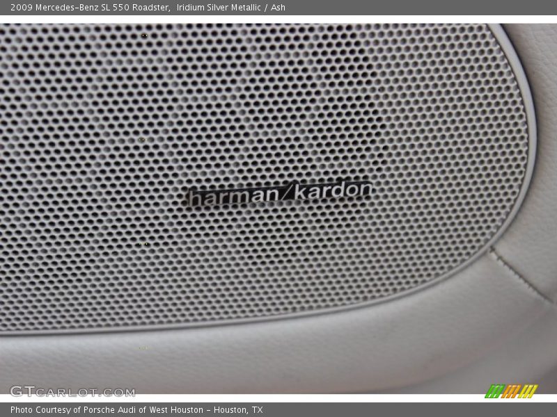 Iridium Silver Metallic / Ash 2009 Mercedes-Benz SL 550 Roadster