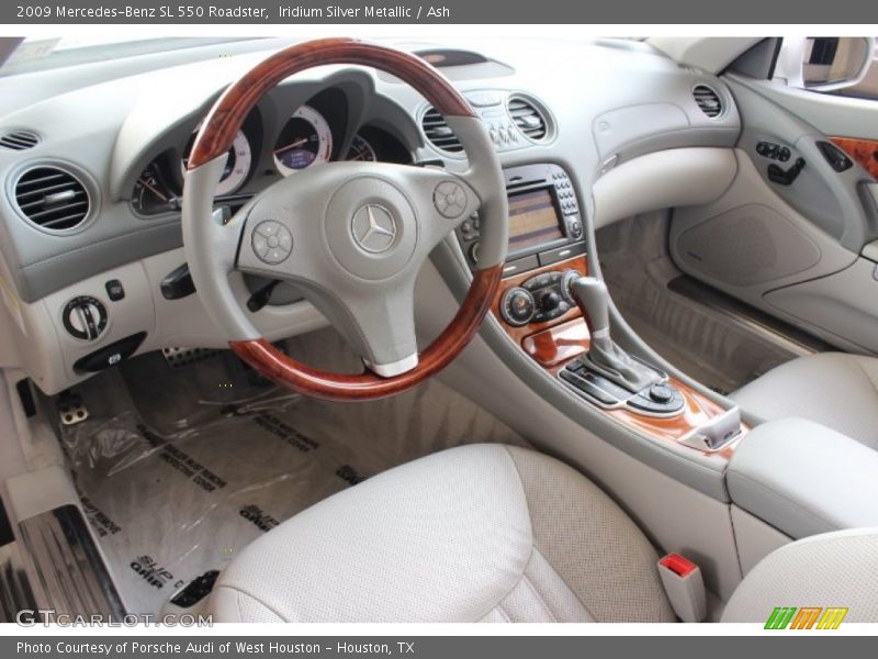 Iridium Silver Metallic / Ash 2009 Mercedes-Benz SL 550 Roadster