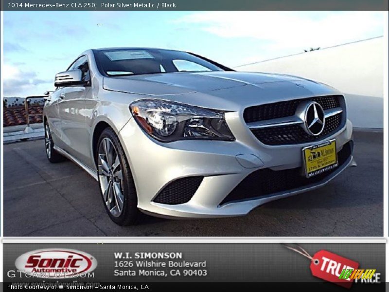 Polar Silver Metallic / Black 2014 Mercedes-Benz CLA 250