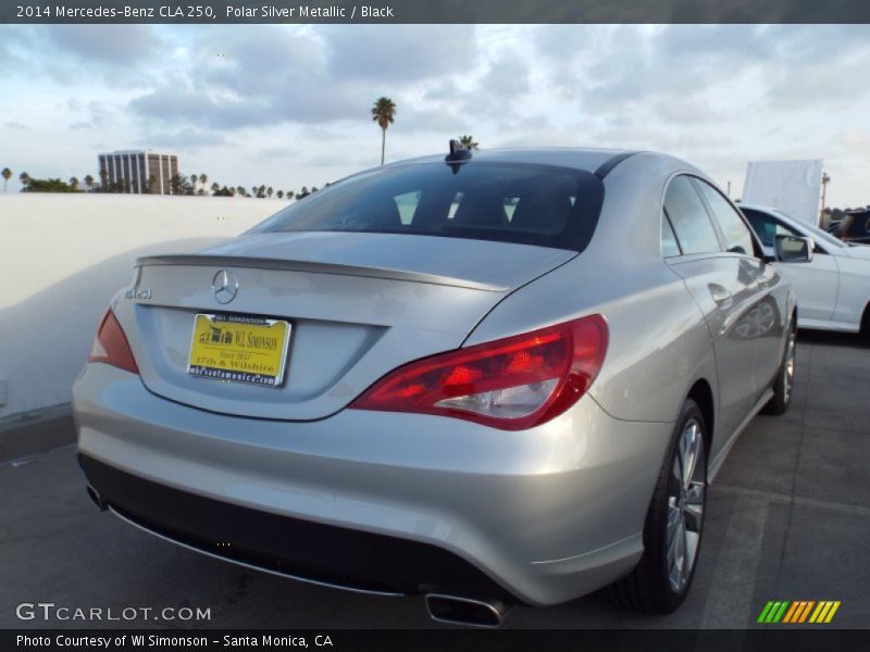 Polar Silver Metallic / Black 2014 Mercedes-Benz CLA 250