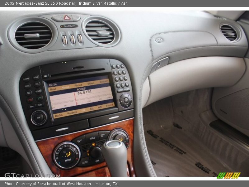 Iridium Silver Metallic / Ash 2009 Mercedes-Benz SL 550 Roadster