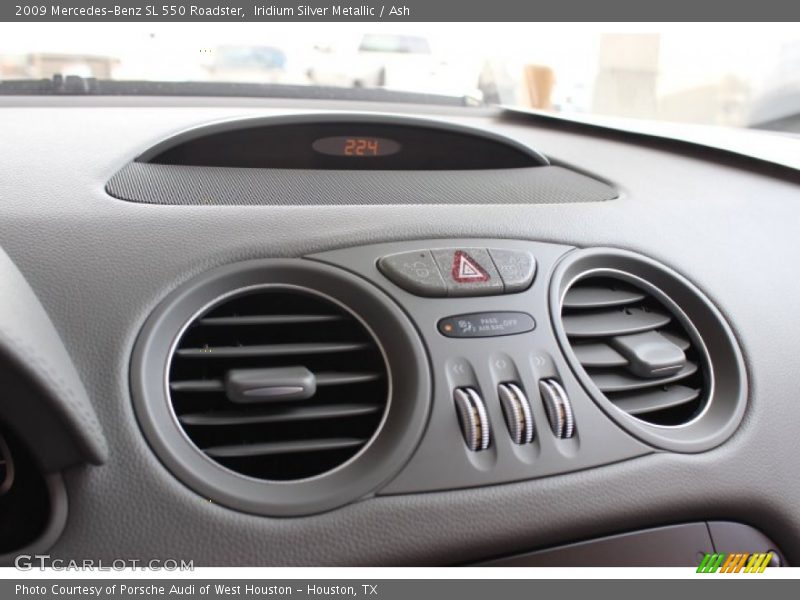 Iridium Silver Metallic / Ash 2009 Mercedes-Benz SL 550 Roadster