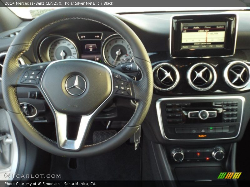 Polar Silver Metallic / Black 2014 Mercedes-Benz CLA 250