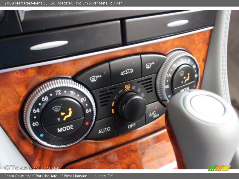 Iridium Silver Metallic / Ash 2009 Mercedes-Benz SL 550 Roadster