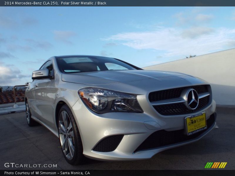 Polar Silver Metallic / Black 2014 Mercedes-Benz CLA 250