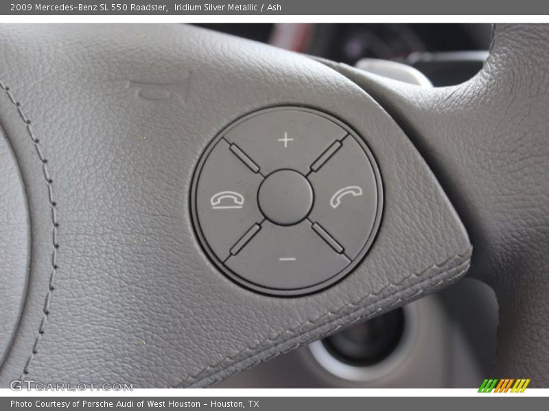 Iridium Silver Metallic / Ash 2009 Mercedes-Benz SL 550 Roadster