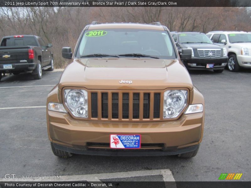 Bronze Star Pearl / Dark Slate Gray/Dark Olive 2011 Jeep Liberty Sport 70th Anniversary 4x4
