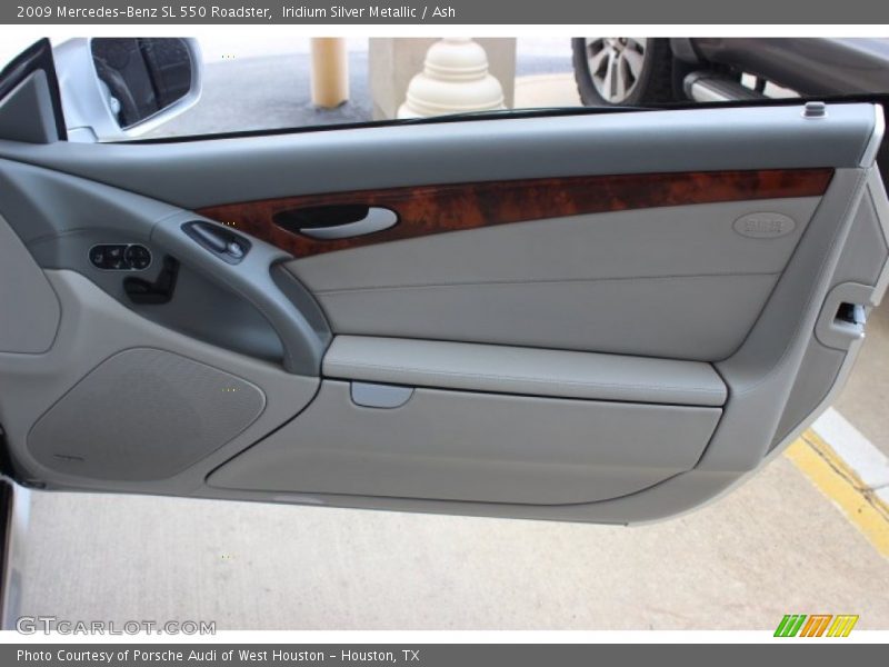 Iridium Silver Metallic / Ash 2009 Mercedes-Benz SL 550 Roadster