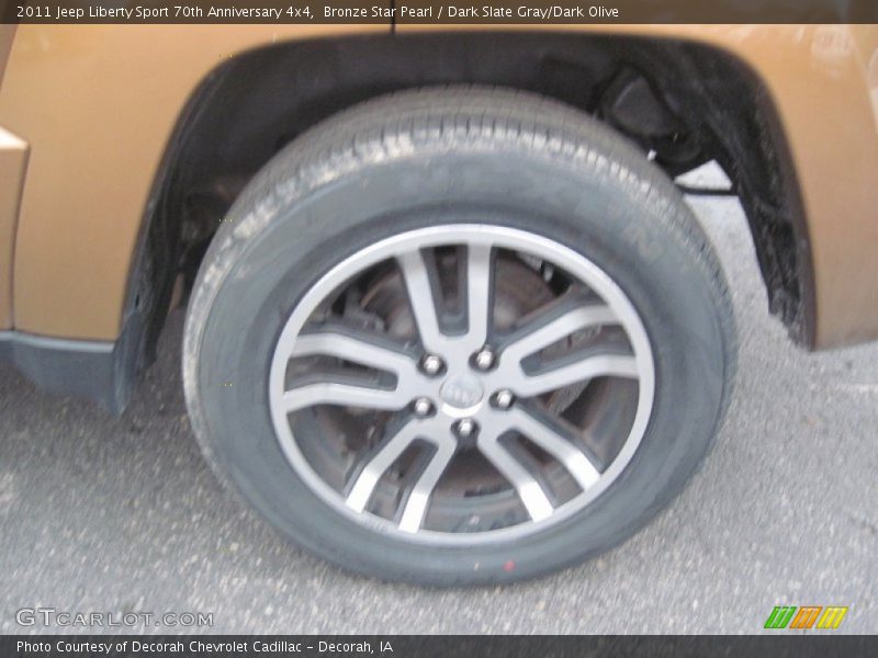 Bronze Star Pearl / Dark Slate Gray/Dark Olive 2011 Jeep Liberty Sport 70th Anniversary 4x4