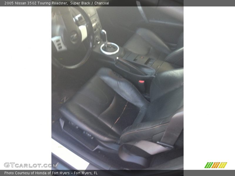 Super Black / Charcoal 2005 Nissan 350Z Touring Roadster