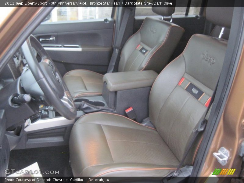 Bronze Star Pearl / Dark Slate Gray/Dark Olive 2011 Jeep Liberty Sport 70th Anniversary 4x4