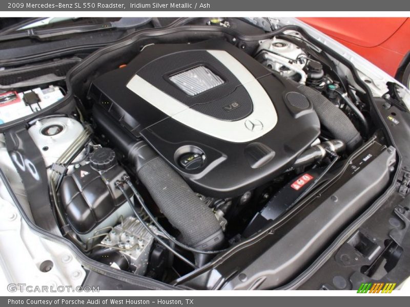 Iridium Silver Metallic / Ash 2009 Mercedes-Benz SL 550 Roadster