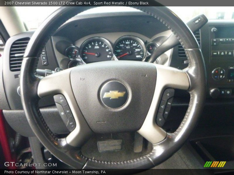 Sport Red Metallic / Ebony Black 2007 Chevrolet Silverado 1500 LTZ Crew Cab 4x4