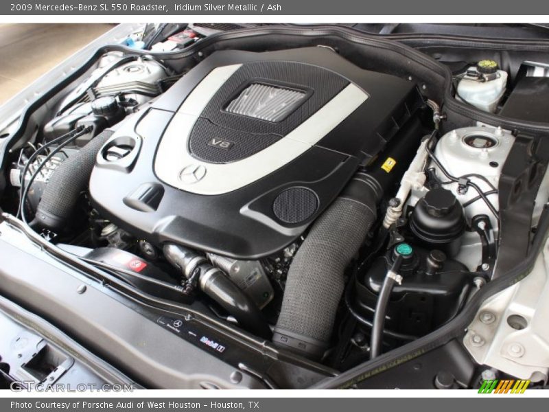 Iridium Silver Metallic / Ash 2009 Mercedes-Benz SL 550 Roadster