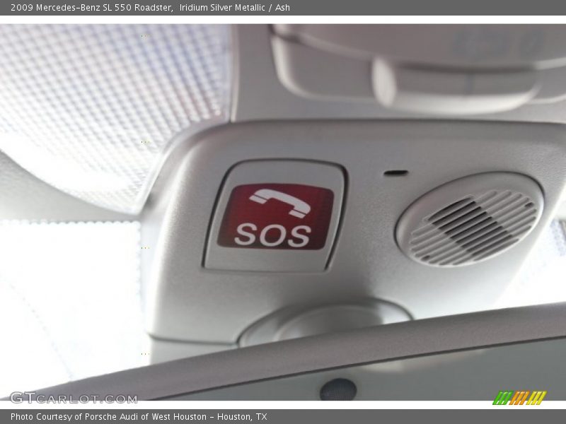 Iridium Silver Metallic / Ash 2009 Mercedes-Benz SL 550 Roadster