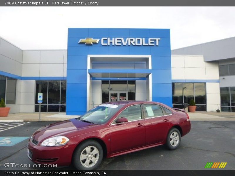 Red Jewel Tintcoat / Ebony 2009 Chevrolet Impala LT